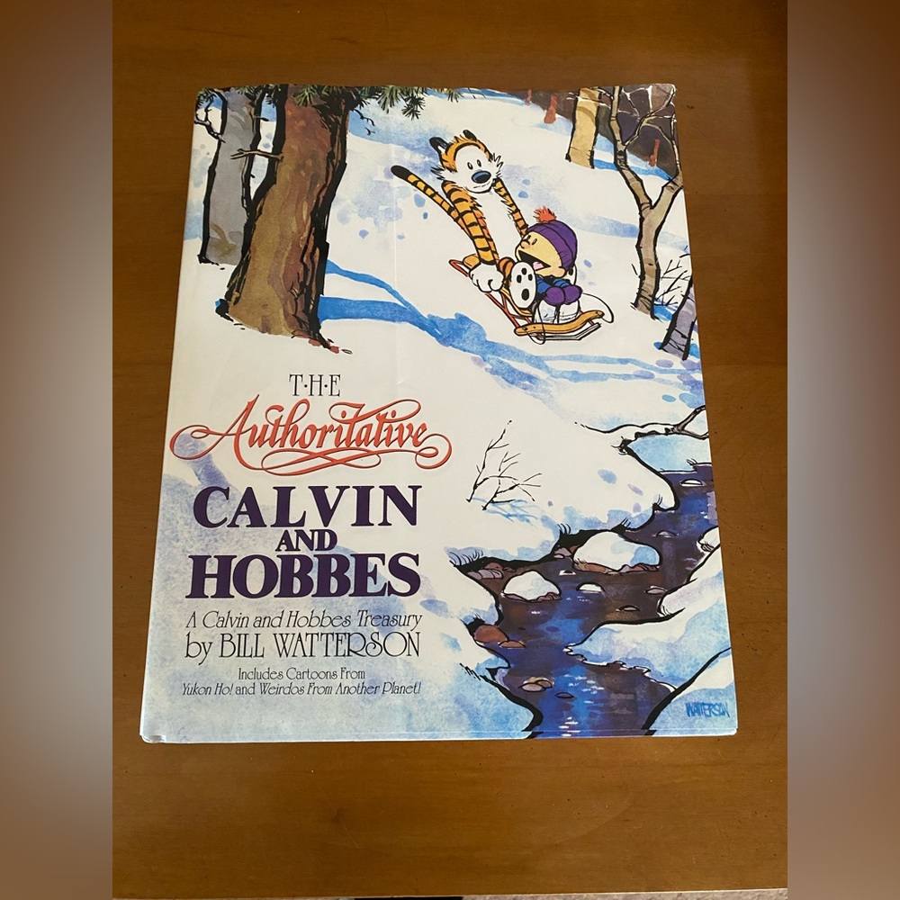 Hardcover The Authoritative Calvin and Hobbes: A Calvin and Hobbes Treasury